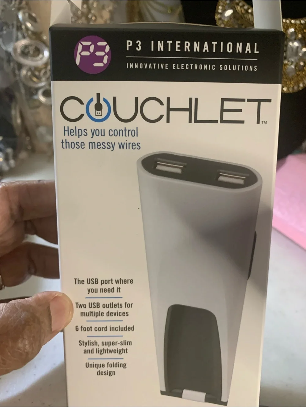 Couchlet USB Dual-Port Charger - Gray